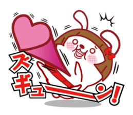 Probably it is a rabbit. LOVE100% sticker #13039223