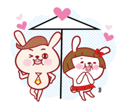 Probably it is a rabbit. LOVE100% sticker #13039229