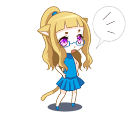 Meganekoru sticker #13039690