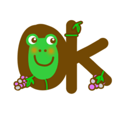 Autumn frog sticker #13039944