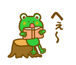 Autumn frog sticker #13039955