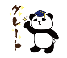 cool panda style sticker #13040282
