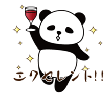 cool panda style sticker #13040298