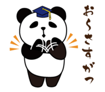 cool panda style sticker #13040299