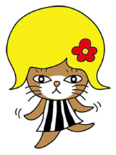 Sunny Kitty Wigs ! sticker #13040603