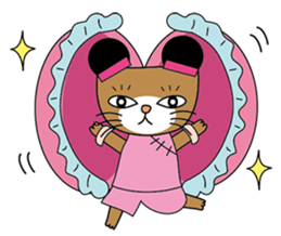 Sunny Kitty Wigs ! sticker #13040609