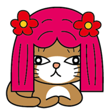 Sunny Kitty Wigs ! sticker #13040636