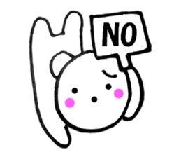 Words commonly used bear5 sticker #13040995