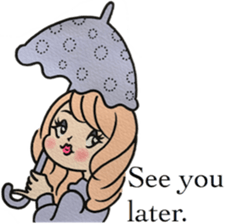 Tokyo Jenne Rainy day sticker #13041958