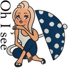 Tokyo Jenne Rainy day sticker #13041964