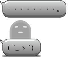 Colorful text and face sticker #13042402