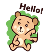 Baby Brown Bear sticker #13042639