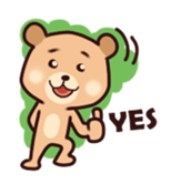 Baby Brown Bear sticker #13042656