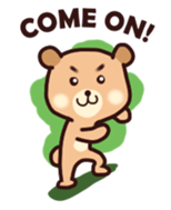 Baby Brown Bear sticker #13042662