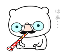 Moving lovely Bear3 sticker #13043510