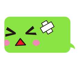 Bubble Faces sticker #13043652