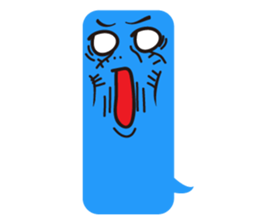 Bubble Faces sticker #13043671