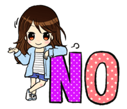 Melon cute girl sticker #13043871