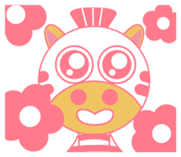 Cute Pink Animals sticker #13044573