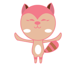 Cute Pink Animals sticker #13044581
