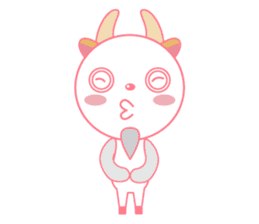 Cute Pink Animals sticker #13044587