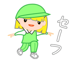 Japanese caddie, named Candy a1v2 sticker #13044880