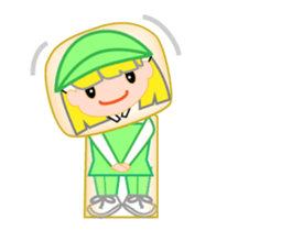 Japanese caddie, named Candy a1v2 sticker #13044882