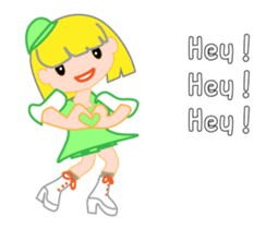 Japanese caddie, named Candy a1v2 sticker #13044886