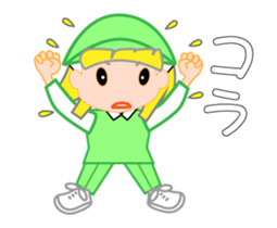 Japanese caddie, named Candy a1v2 sticker #13044888