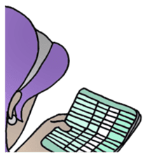 She looks angry. sticker #13044952