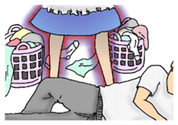 She looks angry. sticker #13044956