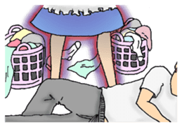 She looks angry. sticker #13044956