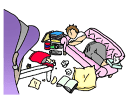 She looks angry. sticker #13044957