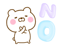 Honobono Bear Yokutukau sticker #13045380