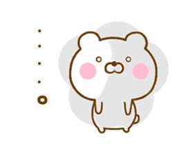 Honobono Bear Yokutukau sticker #13045403