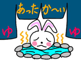 Daily conversation of the rabbit sticker #13045529