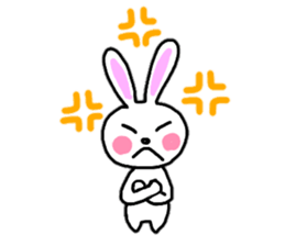 Daily conversation of the rabbit sticker #13045531