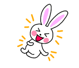 Daily conversation of the rabbit sticker #13045532