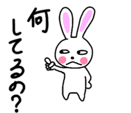 Daily conversation of the rabbit sticker #13045539