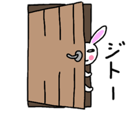 Daily conversation of the rabbit sticker #13045542