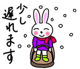 Daily conversation of the rabbit sticker #13045547