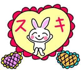 Daily conversation of the rabbit sticker #13045548