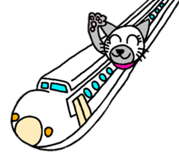 Cute Siamese cat stamp 4 sticker #13046037