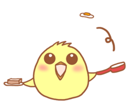 Lady chick Hiyotaso 5-pack for daily use sticker #13046270