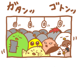 Lady chick Hiyotaso 5-pack for daily use sticker #13046279