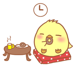 Lady chick Hiyotaso 5-pack for daily use sticker #13046288