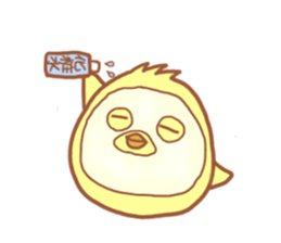 Lady chick Hiyotaso 5-pack for daily use sticker #13046299