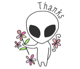 Space Alien's style sticker #13046506