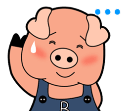 Little Pigs Boy&Girl sticker #13047017