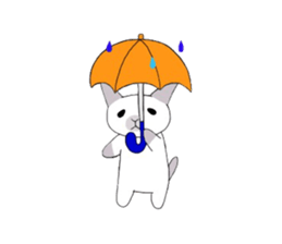 Lovely drooping eyes cats sticker #13047684